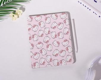 Süße Rosa Kitty iPad Hülle,Neue iPad Pro 2025-11/13 Zoll,iPad Air 7/6/5th,iPad Mini 7/6/5th Cover,iPad Pro 2024/2022/2020,Hülle nach Maß,Geschenk
