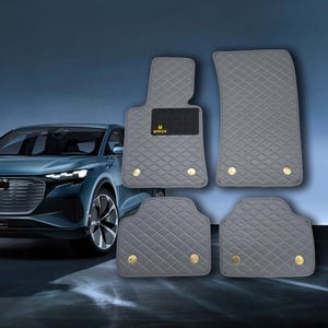 Audi A4 A3 Q5 Q7 Q3 Floor Mats – Custom Fit, Carbon Fiber Style, Waterproof Car Liners Full Set