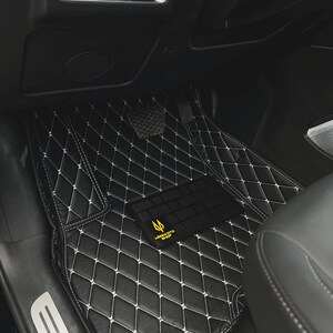 Eco Leather Car Mats for Volvo Cars| Raised Edge, Waterproof & Non-Slip | Custom Fit Car Floor Mats Full Set