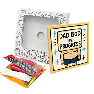 Dad Bod In Progress Coaster Gift Pack