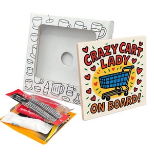 Cadeaupakket Crazy Cart Lady On Board-achtbaan