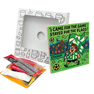 I Came for the Game Stayed for the Flags Coaster Gift Pack