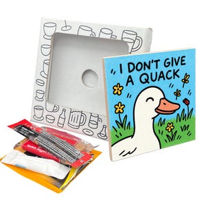 I Don't Give a Quack Coaster Gift Pack