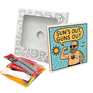 Sun's Out, Guns Out Coaster Gift Pack