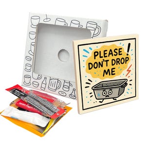 PLEASE DON'T DROP me coaster gift pack