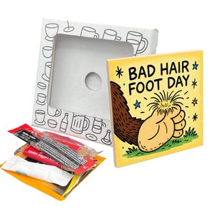 BAD HAIR FOOT day coaster gift pack
