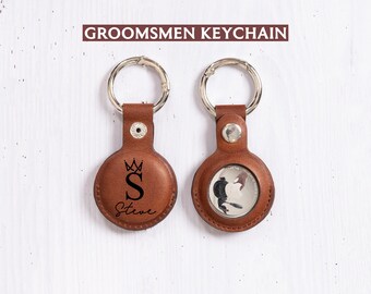 Personalized Groomsmen Keychain Bulk Gift, Custom Name Initials Groomsmen, Bestman Keychain Gift, Keychain Gift for Him, Gift for Mens, Dad