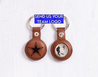 Personalized College Football Team Logo Keychain Bulk Gift, Class 2025 Graduation Gift, College Collegiate Sport Team Key Fob, College Logo