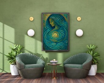 Divine Presence in Swirling Patterns