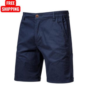 Men&#39;s Cotton Elastic Waist Shorts: Versatile Summer Style