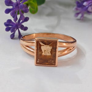 Citrine Ring in 925 Sterling Silver | November Birthstone Ring | Yellow Gemstone Jewelry | Handmade Silver Ring Gift for Her