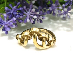 Mushroom Ring in 925 Sterling Silver | Nature-Inspired Forest Ring | Whimsical Fairycore Jewelry | Handmade Gift for Her