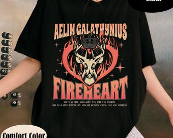 Koszula Aelin Galathynius Fireheart Comfort Colors, Terrasen TOG Book Merch