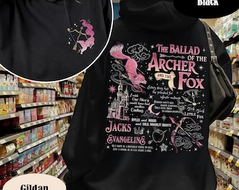 Camiseta "La Balada del Arquero y el Zorro" Comfort Colors®, artículos de Stephanie Garber, camisetas "Érase una vez un corazón roto", regalo para el lector de Caraval