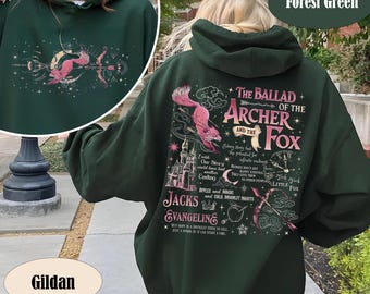 Ballad Archer Fox Shirt, Stephanie Garber Book Merch, Once Upon Broken Heart Hoodie