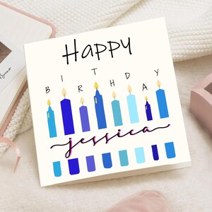 Carte 1er anniversaire fille, carte 1er anniversaire personnalisée, cadeau naissance, cadeau pour elle, cadeau mariage, cadeau bebe,