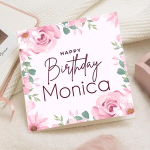 Carte 1er anniversaire fille, carte 1er anniversaire personnalisée, cadeau naissance, cadeau pour elle, cadeau mariage, cadeau bebe,