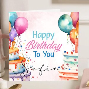 Carte 1er anniversaire fille, carte 1er anniversaire personnalisée, cadeau naissance, cadeau pour elle, cadeau mariage, cadeau bebe,