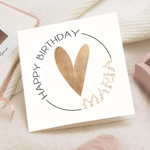 Carte 1er anniversaire fille, carte 1er anniversaire personnalisée, cadeau naissance, cadeau pour elle, cadeau mariage, floral, fleur, amour