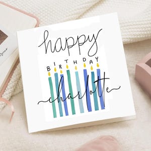Carte 1er anniversaire fille, carte 1er anniversaire personnalisée, cadeau naissance, cadeau pour elle, cadeau mariage, cadeau bebe,