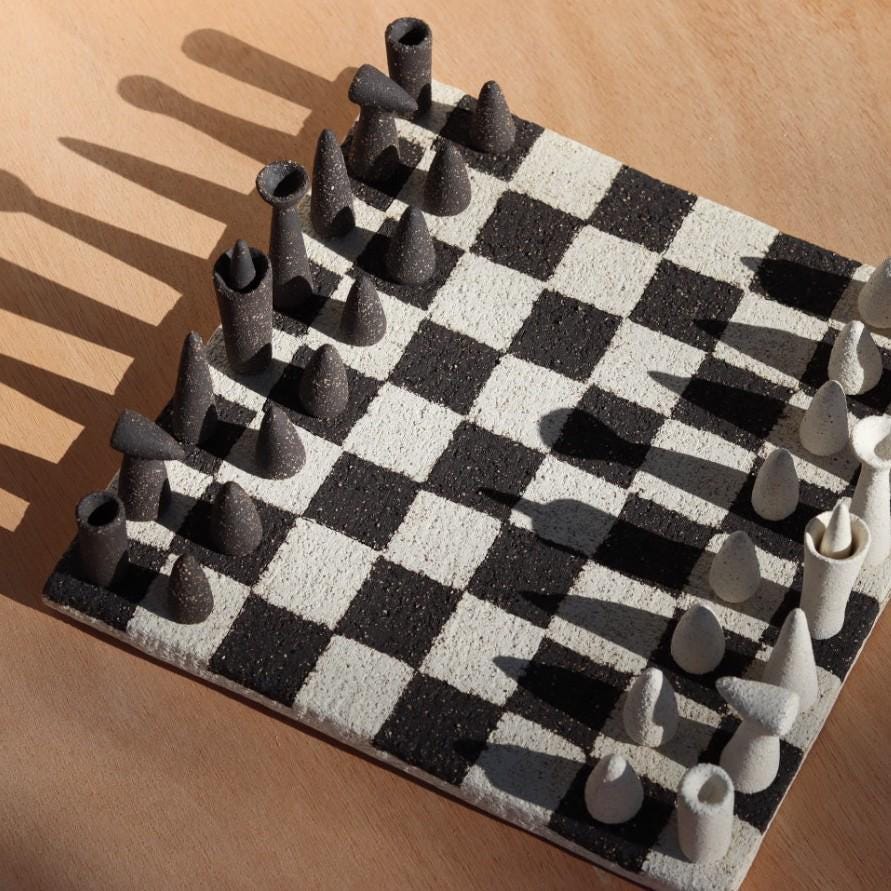 Ceramic chess set - Etsy 日本