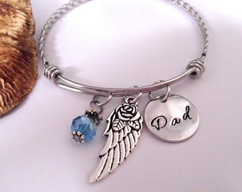 Dad Memorial, MomMemorial, Dad Memorial Bracelet, Dad Memorial, Dad Bereavement, Loss of Dad, Dad Loss, Loss of Parent