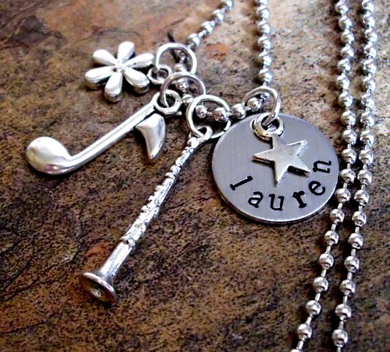 Jewelry Personalized Music Necklace Etsy