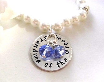 Grandma of the Groom Pearl Bracelet, Pearl Bracelet, Bridal Bracelet, Grandma of the Groom, Awesome Gift