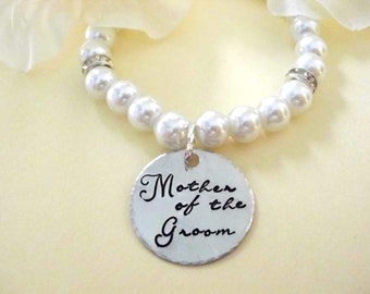 Mother of the Groom, Pearl Bracelet for Mom of Groom, Pearl Bracelet, Bridal Bracelet, Mother of the Groom Jewelry