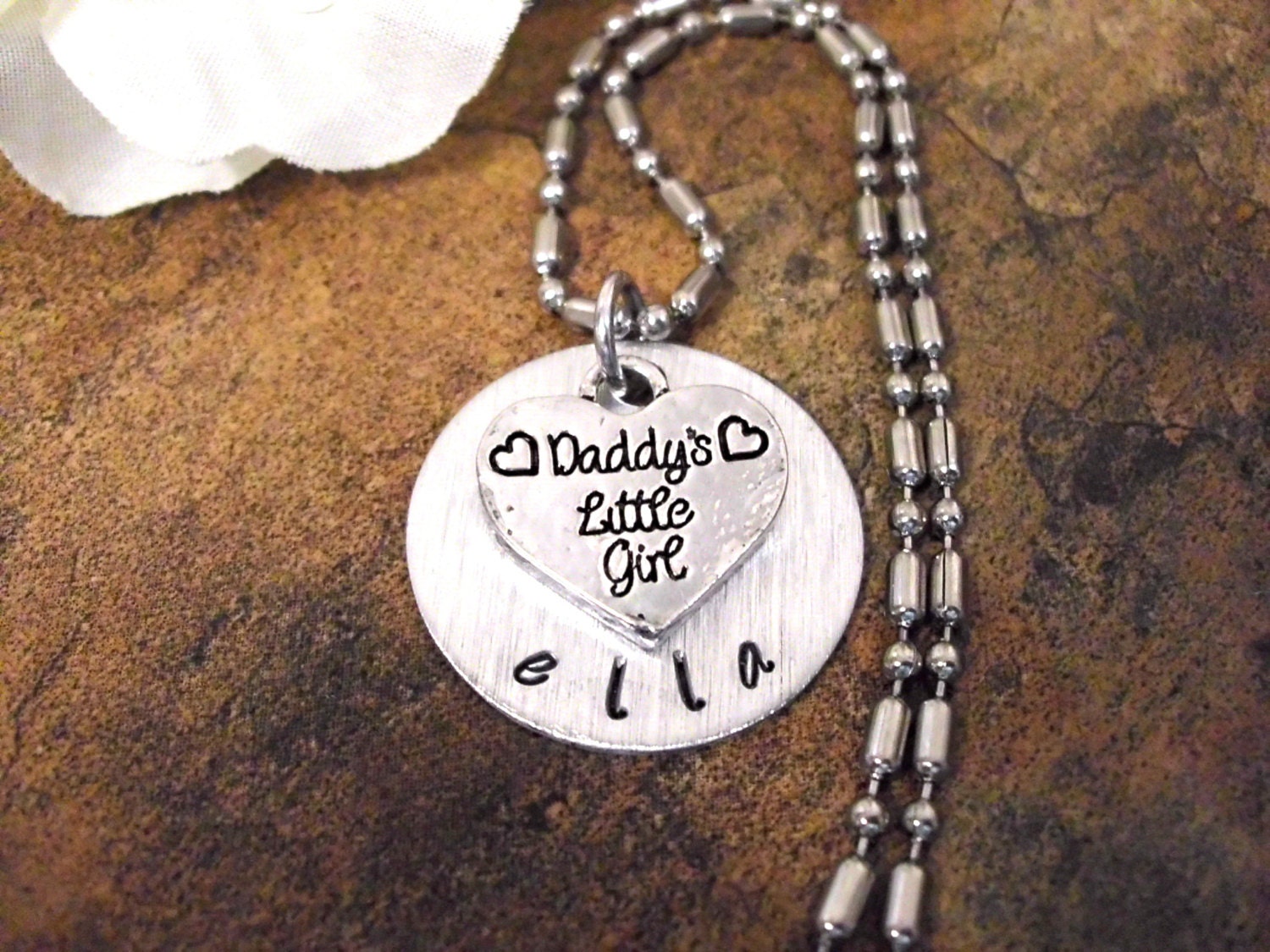 Daddy's Girl Jewelry Personalized Jewelry Daddy's Etsy