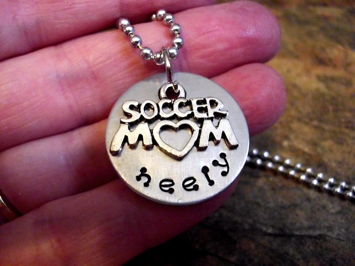 Personalized Jewelry Soccer Mom Necklace Sports Jewelry Etsy