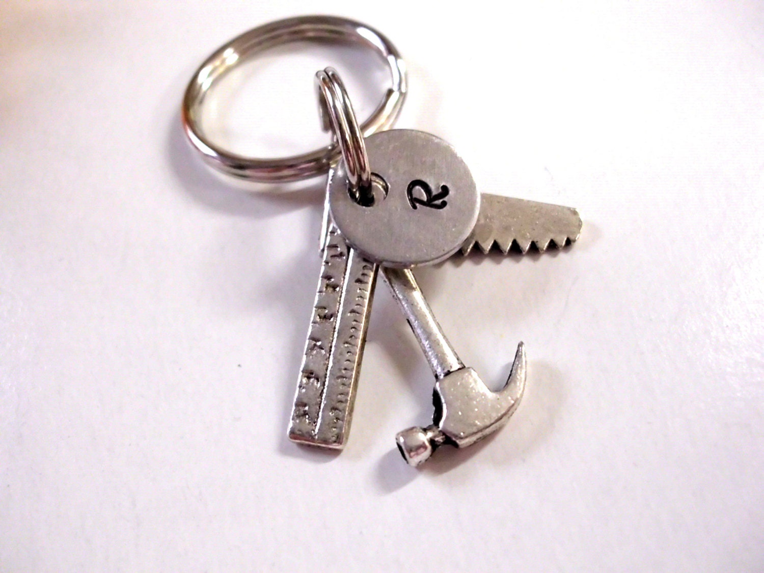 Personalized Keychain Tools Keychain Carpenter Keychain Etsy