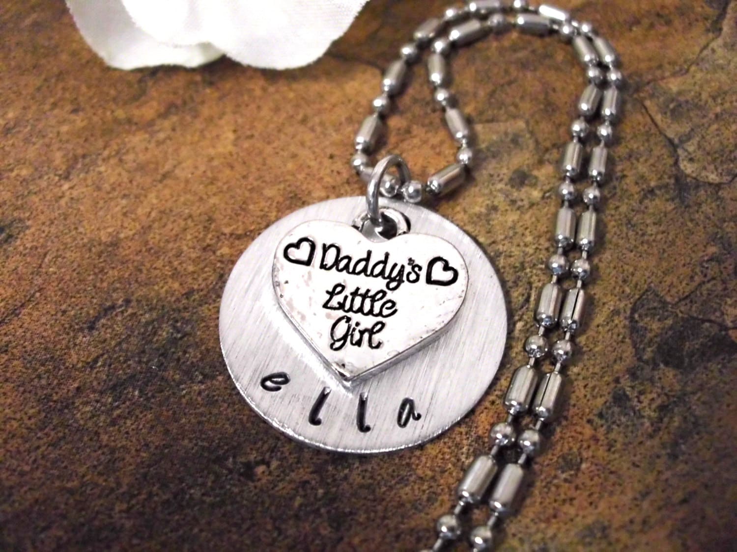 Daddy's Girl Jewelry Personalized Jewelry Daddy's Etsy