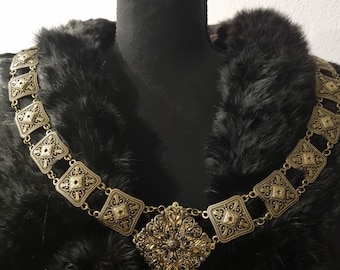 Catena del consigliere, catena cerimoniale, catena del cavaliere, collare, collana, catena, Rinascimento, Medioevo, LARP, festa del castello