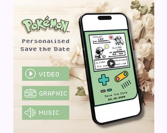 Video Save the Date a tema Pokémon / Personalizzato