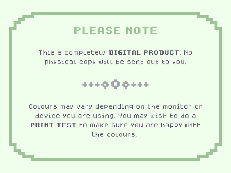 Pixel Art Wedding Bundle | 8-Bit Theme | Printable Template image 8