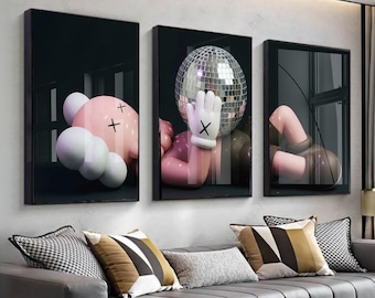 pink disco ball prints | kaws figurines | kaws skeleton | kaws plush | kaws x uniqlo | kaws doll | uniqlo kaws | kaws uniqlo Dopamine 175 58