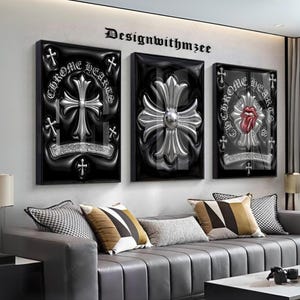 Chrome Heart Wall - Etsy