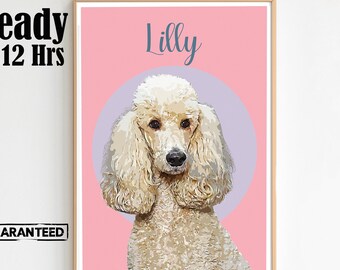 Custom Royal Pet Portrait, Renaissance Style (Digital Download) 176 2