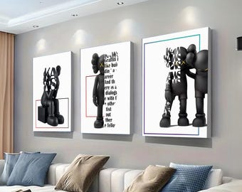 Ensemble d'affiches KAWS | Art mural graffiti Hypebeast (Téléchargement numérique) 175 47