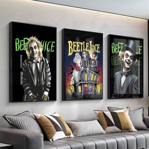 Beetlejuice Movie Poster: Rolled Canvas Print (Digital Download 159 29