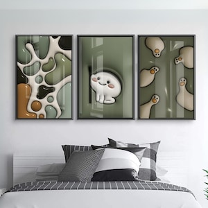 Hypebeast Wall Art Poster Set: Trendy 3D Room Decor (Digital Download) san25
