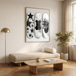kaws figure, kaws poster, kaws poster set of 3, kaws, kaws room decor, kaws wall art, hypebeast posters, hypebeast decor, hypebeast wall art, 3 piece wall art, dopamine decor, hypebeast, hypebeast room decor