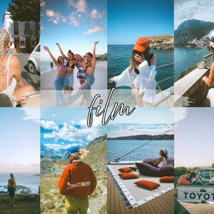7 FILM LOOK Lightroom Presets for Mobile and Desktop | Vintage Retro Filter, Grain Presets, Film Preset for Instagram, Kodak Presets