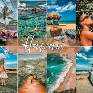 5 Summer Lightroom Presets, Vibrant Summer, Desktop Preset, Aesthetic Photo Editing, Light Natural Filter for Blogger, Beach Lifestyle