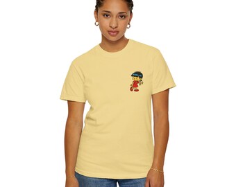 Playful Cartoon Character Unisex T-Shirt, Cute Graphic Tee, Casual Wear, Birthday Gift, Unisex Clothing, Fun Summer Shirt