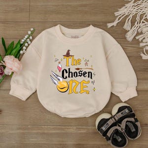 Chosen One 1st Birthday Bodysuit, The Chosen One First Birthday Baby Romper, Wizard Birthday Tee, Boy First Birthday Clothes, Baby Girl Gift