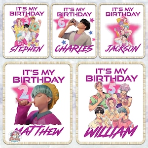 6+ Huntrix Birthday Png Bundle, Kpop Demon Hunter Png, Saja Boys Png Bundle, Huntrix Fan Png, Huntrix Movies Png, Kpop Fan Art Png