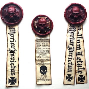 Sello de pureza EMPIRE Deluxe, tamaño real, broche con parte posterior, marca de fe