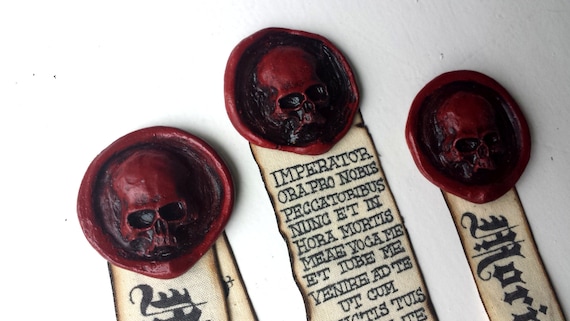 Deluxe SKULL Purity Seal - Real Size, Brooch Pin Back, Mark of